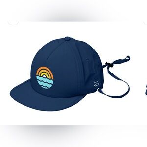 Bitty Brah Toddler Sunset Sessions Pacific Ocean SnapBack Water Hat - SPF 50